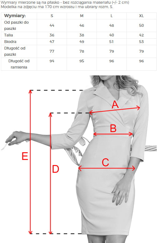237-1 KELLY Elegantes Kleid mit einem Ausschnitt - LILA