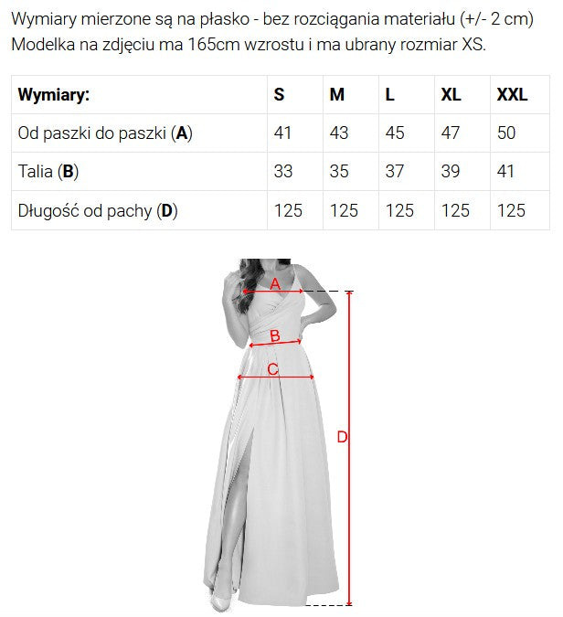 299-19 CHIARA elegantes langes Maxikleid mit Trägern – Fuchsia mit Glitzer
