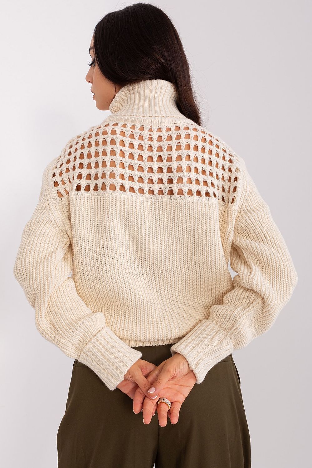 Rollkragenpullover model 187515 Factory Price