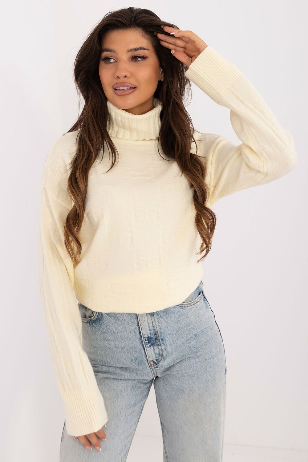 Rollkragenpullover model 199437 AT