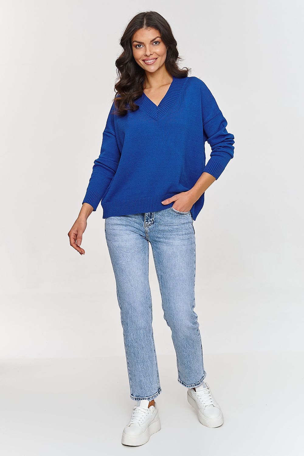 Pullover model 209728 Makadamia