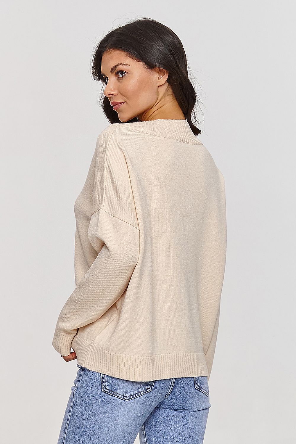Pullover model 209729 Makadamia