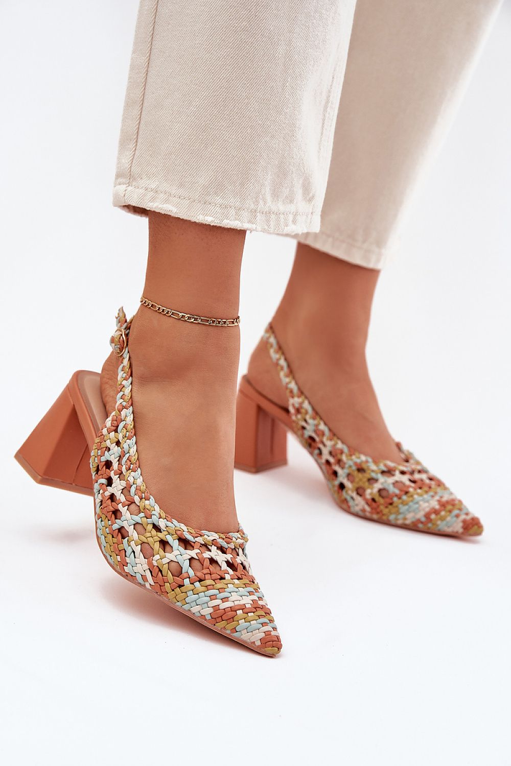 Sandalen mit Absatz model 214086 Step in style