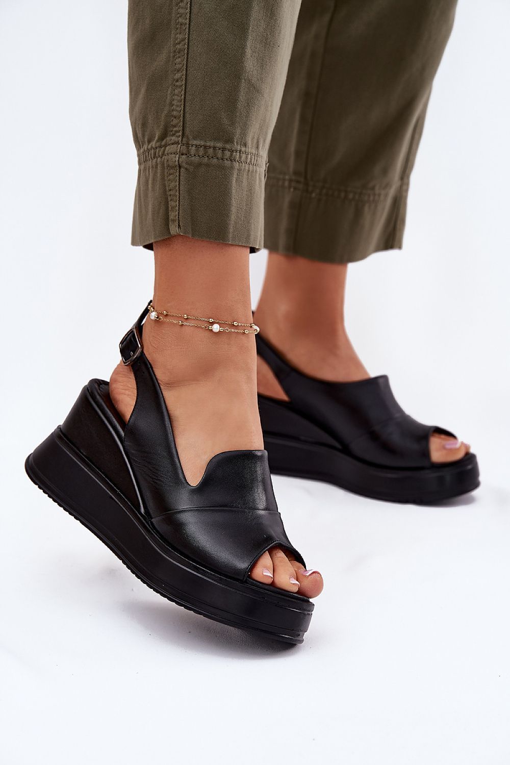 Keilabsatz Sandalen model 215342 Step in style