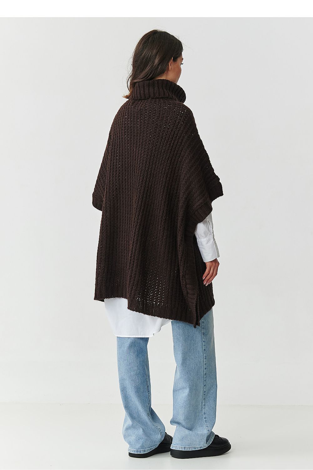 Rollkragenpullover model 217654 Makadamia