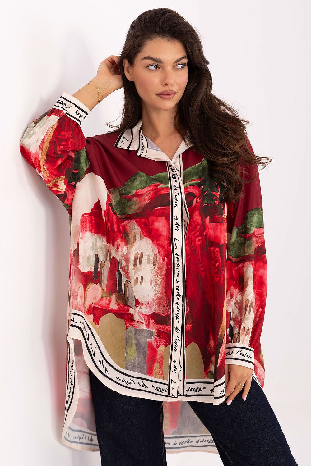 Langarm Hemd model 218392 Rue Paris