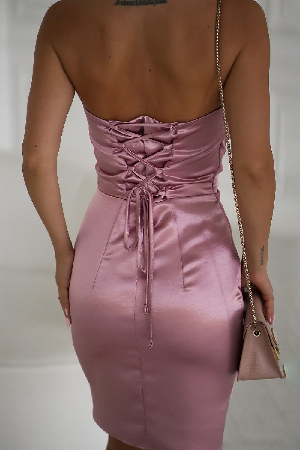 Kurzes Kleid model 219702 Bicotone