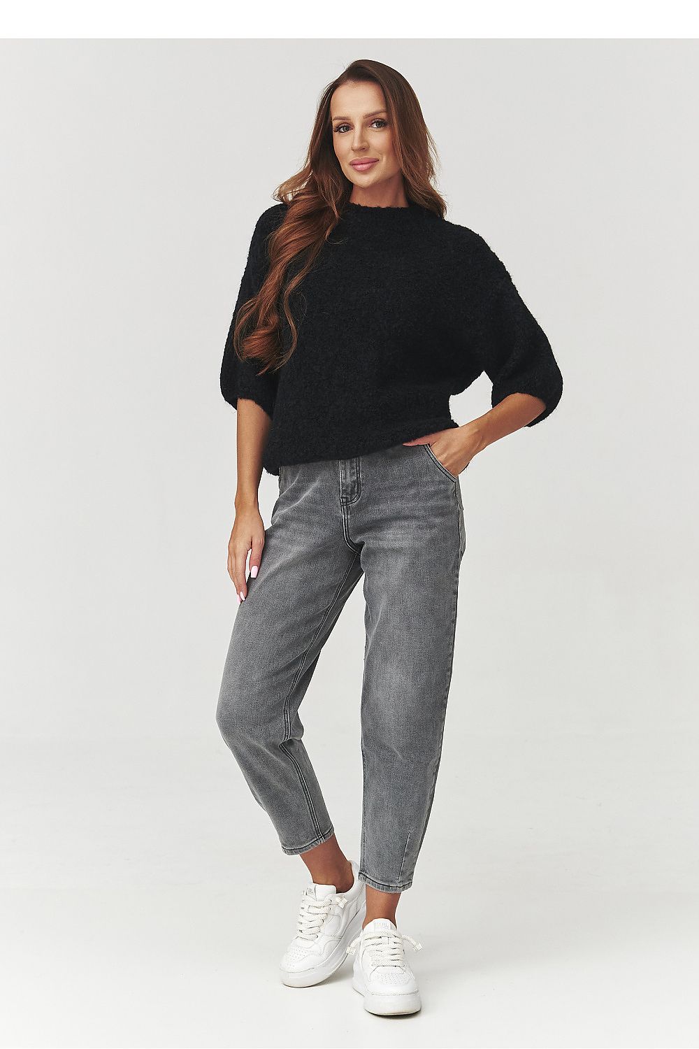 Pullover model 219720 Makadamia