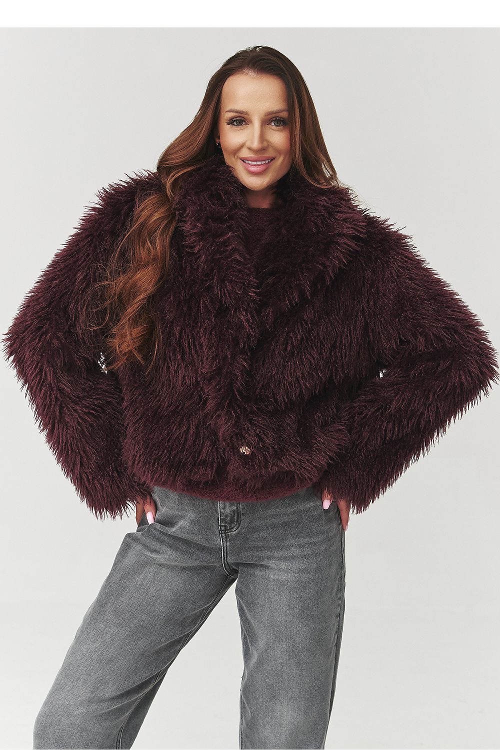 Jacke model 219750 Makadamia