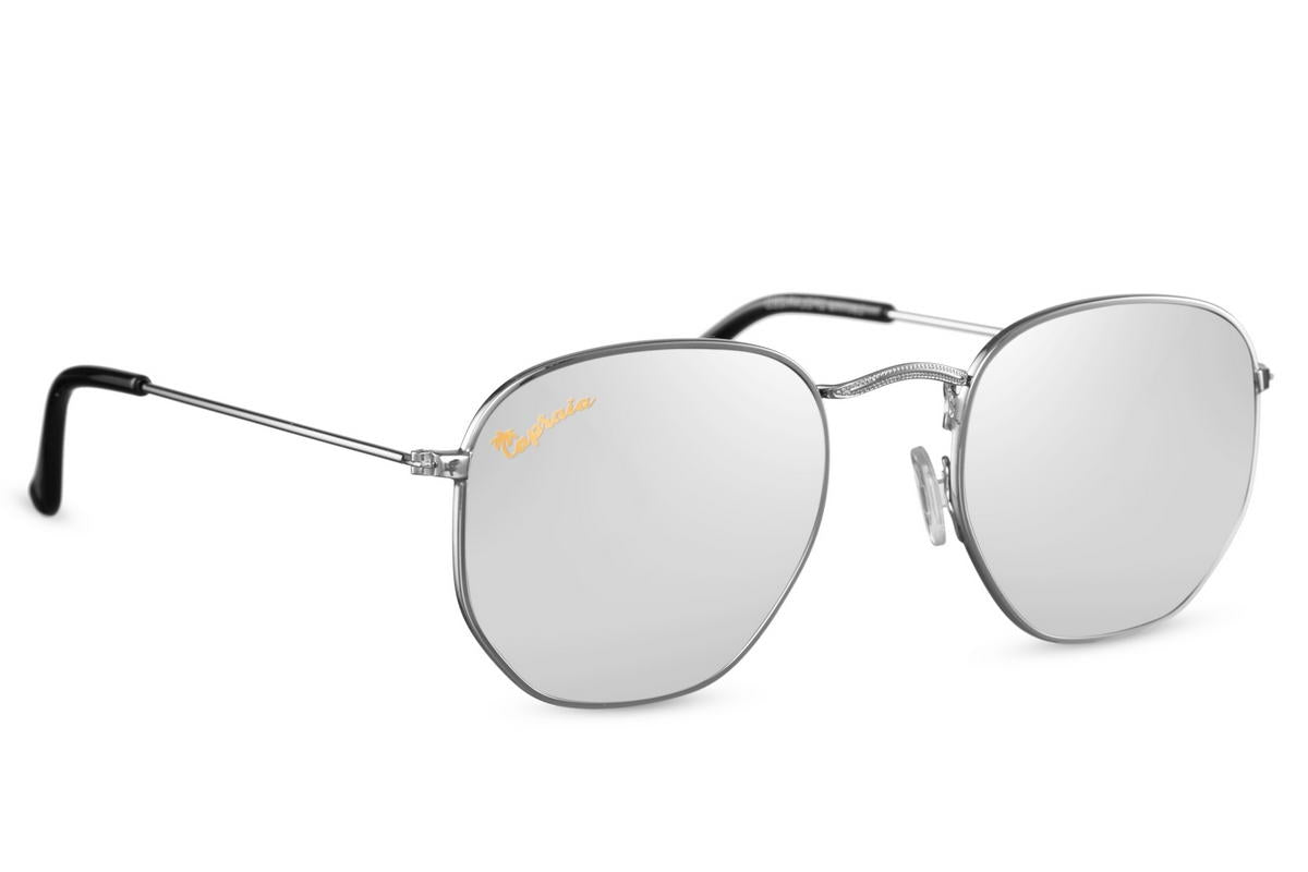 Capraia Sonnenbrille, Lacrima 2, Verspiegelt, Silber