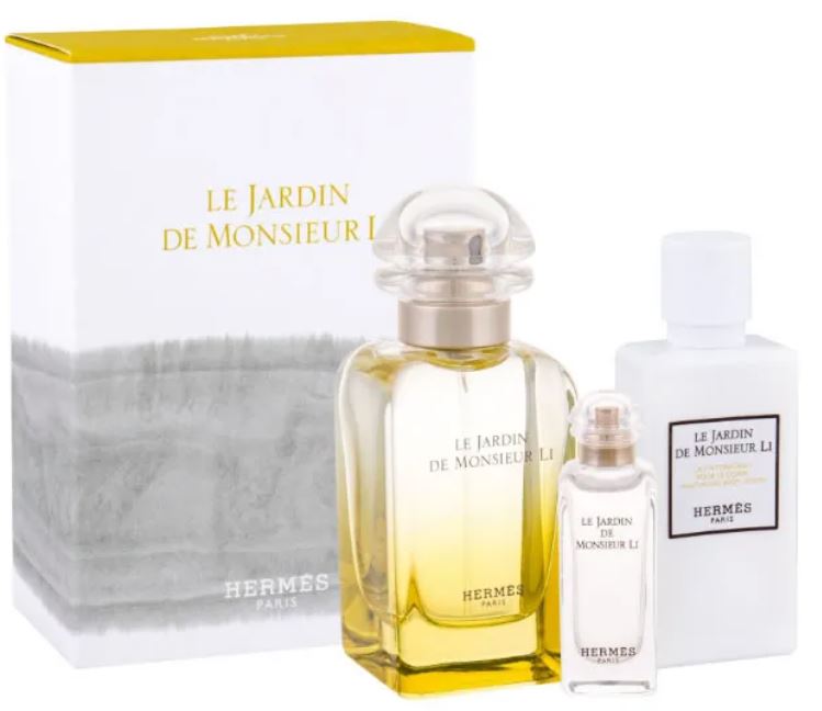 Hermès Le Jardin De Monsieur Li Eau De Toilette Spray 50ml Set 3 Artikel