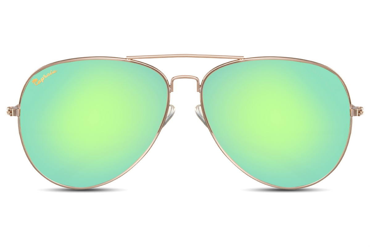 Capraia Sonnenbrille, Nasco 4, Verspiegelt, Grün