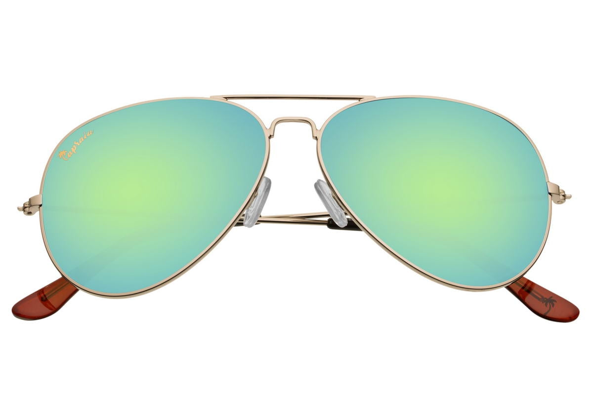 Capraia Sonnenbrille, Nasco 4, Verspiegelt, Grün