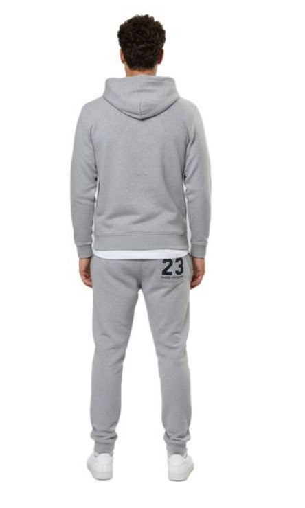 SET - Vinson Herren Trainingsanzug Grau – Hoodie + Jogginghose Sweatanzug
