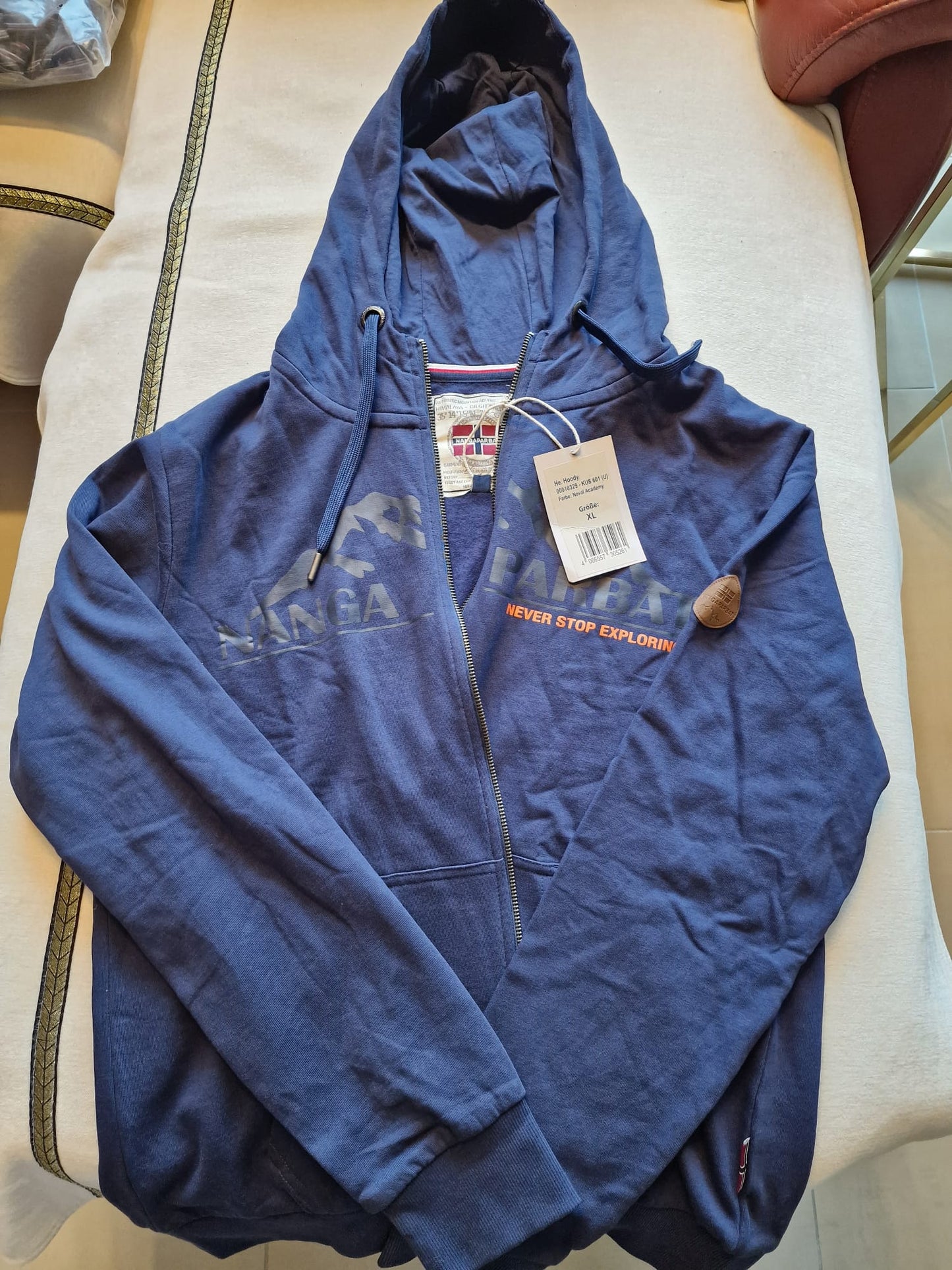 Nangaparbat Herren Sweatjacke Blau