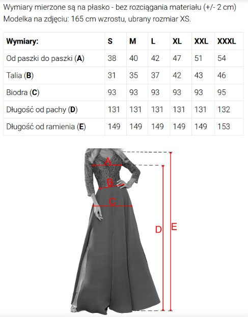 309-13 AMBER elegantes langes Spitzenkleid mit Ausschnitt - puderrosa