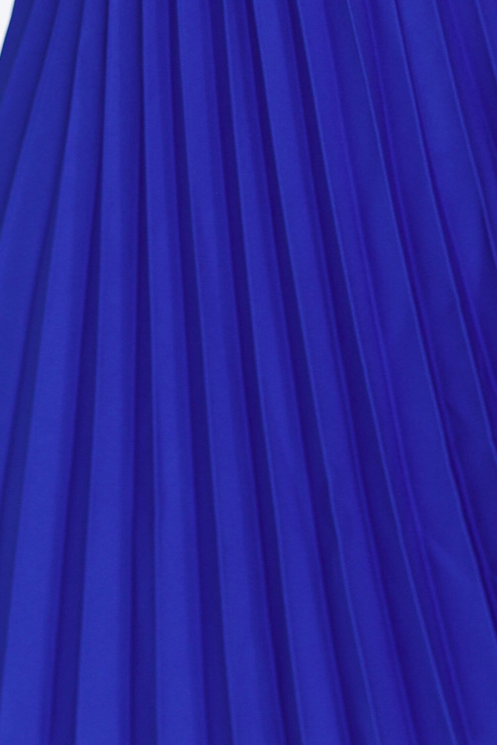 311-16 LILA Plissee-Kleid mit kurzen Ärmeln - Blau