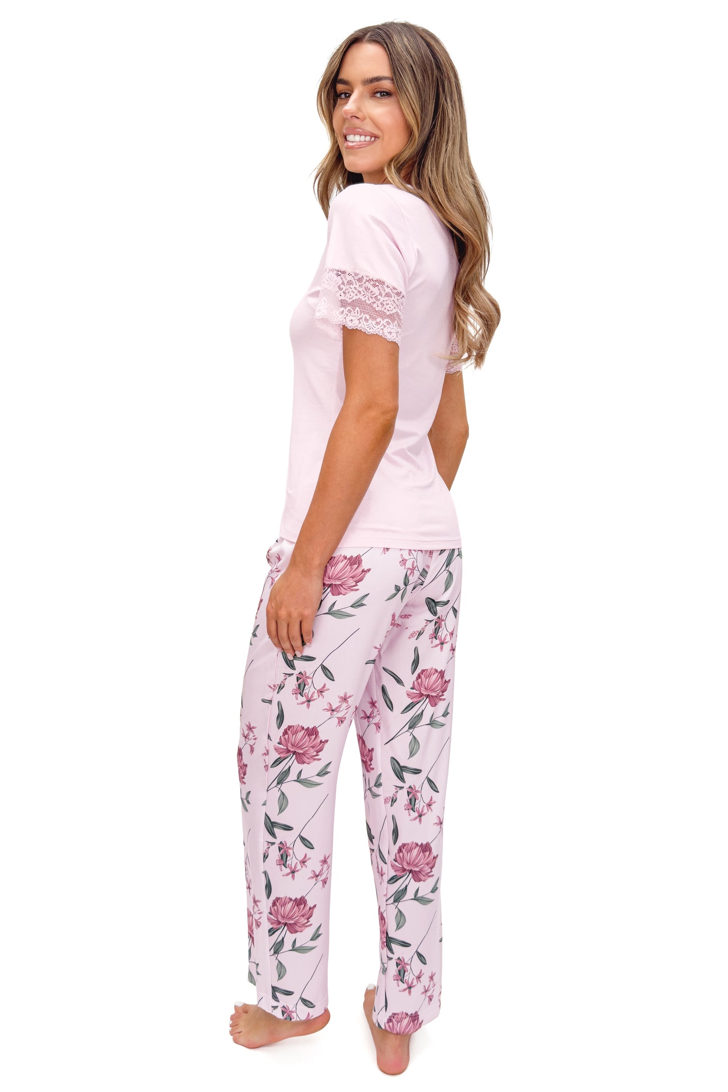 Piżama damska elegancka z wiskozy - Gabriela long