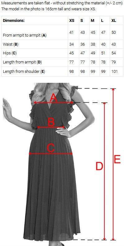 479-9 NINA elegantes Kleid mit Umschlagausschnitt, Ärmeln und Gürtel – schwarz