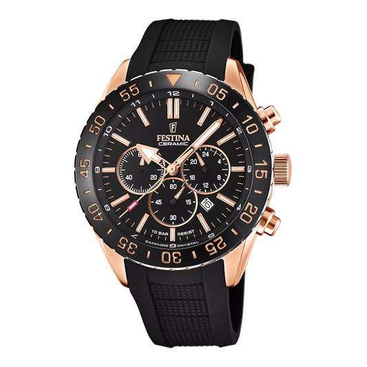 Festina Ceramic F20516/2 Herrenuhr Chronograph