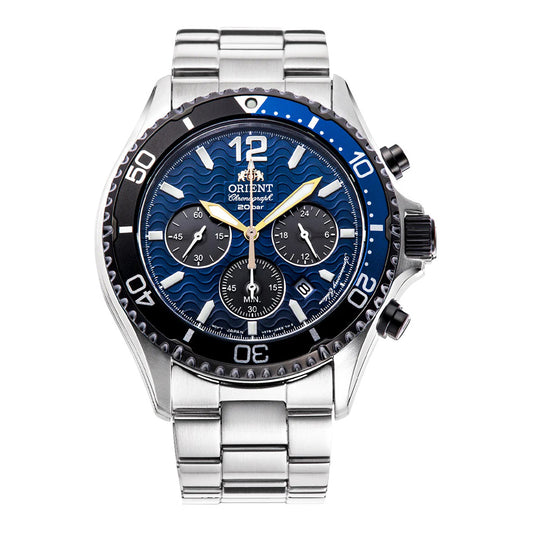 Orient Mako Limited Edition Solar Powered RA-TX0208L10B Herrenuhr Chronograph