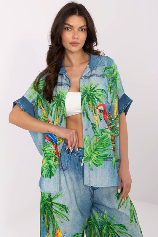  Kurzarm Hemd model 210034 Italy Moda 
