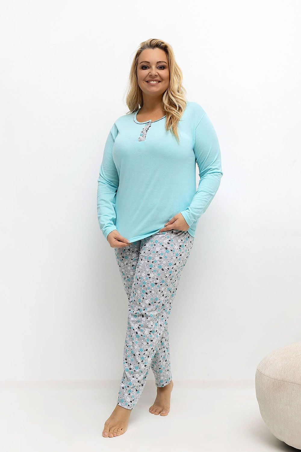  ~Piżama Plus Size model 221184 Forever Pink 