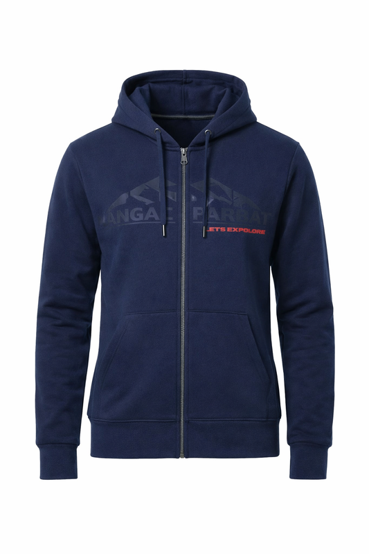 Nangaparbat Herren Sweatjacke Blau