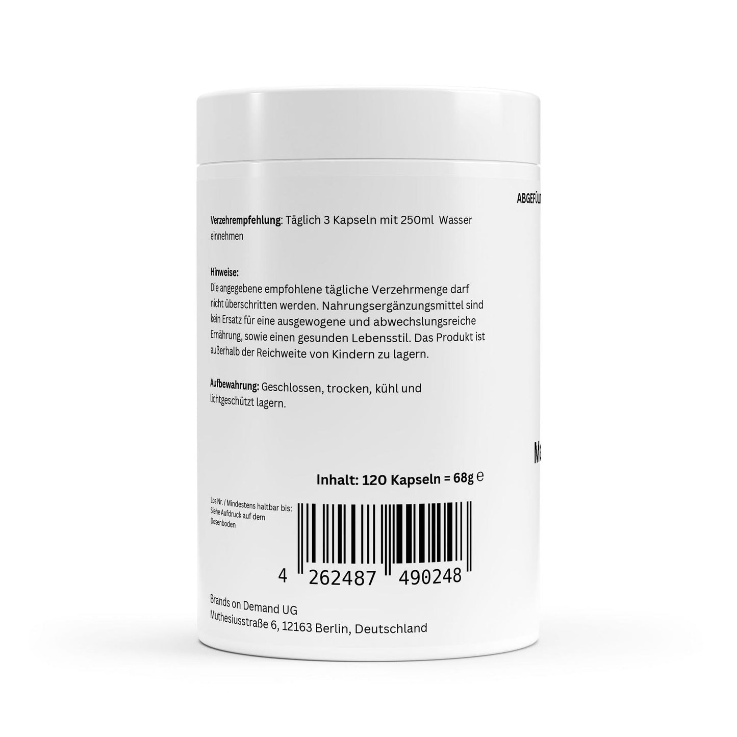 Marine Kollagen Peptide - 120 Kapseln